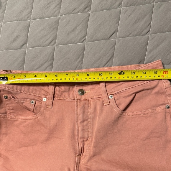 Free Assembly Rose Pink Denim Cut Off Shorts - Picture 6 of 7